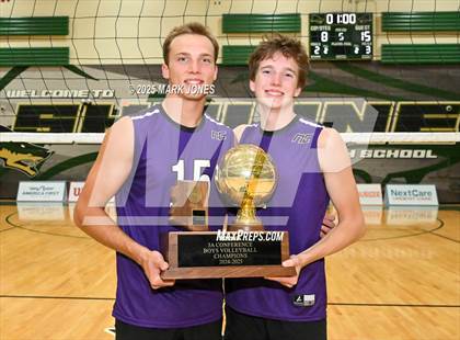 Thumbnail 2 in ALA - West Foothills vs. Northwest Christian (AIA 3A Final - Awards) photogallery.
