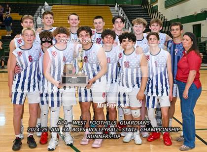 Thumbnail 3 in ALA - West Foothills vs. Northwest Christian (AIA 3A Final - Awards) photogallery.