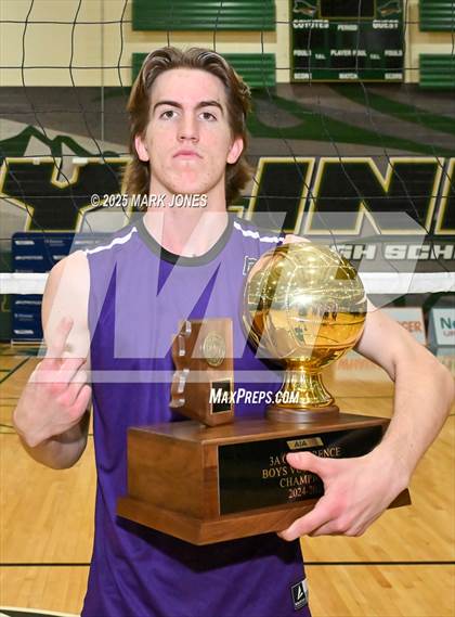 Thumbnail 2 in ALA - West Foothills vs. Northwest Christian (AIA 3A Final - Awards) photogallery.