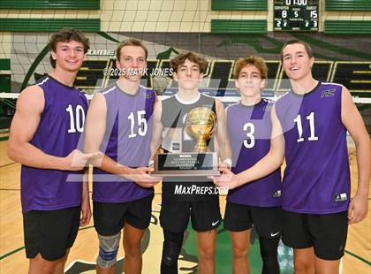 Thumbnail 2 in ALA - West Foothills vs. Northwest Christian (AIA 3A Final - Awards) photogallery.