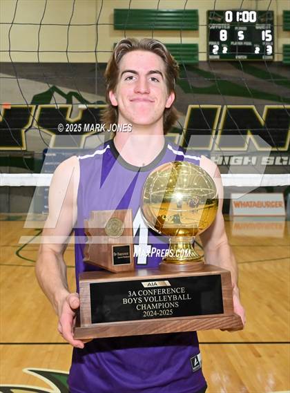 Thumbnail 2 in ALA - West Foothills vs. Northwest Christian (AIA 3A Final - Awards) photogallery.