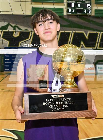 Thumbnail 3 in ALA - West Foothills vs. Northwest Christian (AIA 3A Final - Awards) photogallery.