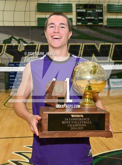 Thumbnail 3 in ALA - West Foothills vs. Northwest Christian (AIA 3A Final - Awards) photogallery.