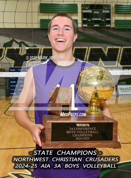 Thumbnail 1 in ALA - West Foothills vs. Northwest Christian (AIA 3A Final - Awards) photogallery.