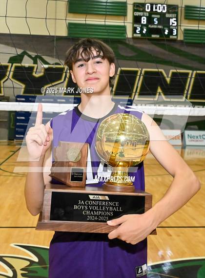 Thumbnail 2 in ALA - West Foothills vs. Northwest Christian (AIA 3A Final - Awards) photogallery.