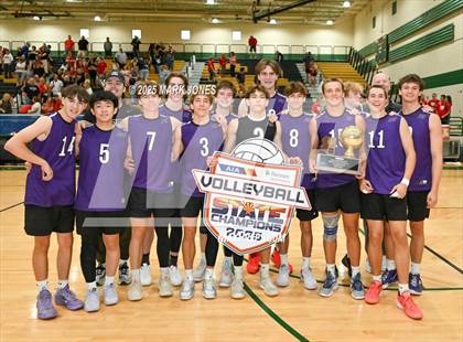 Thumbnail 2 in ALA - West Foothills vs. Northwest Christian (AIA 3A Final - Awards) photogallery.