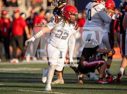 Thumbnail 2 in Woodland Christian vs. Banning (CIF State Division 5-A Final) photogallery.