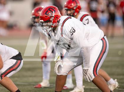 Thumbnail 3 in Woodland Christian vs. Banning (CIF State Division 5-A Final) photogallery.