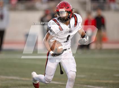 Thumbnail 1 in Woodland Christian vs. Banning (CIF State Division 5-A Final) photogallery.