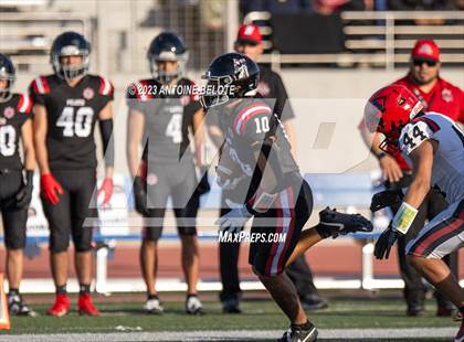 Thumbnail 2 in Woodland Christian vs. Banning (CIF State Division 5-A Final) photogallery.