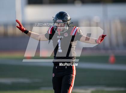Thumbnail 2 in Woodland Christian vs. Banning (CIF State Division 5-A Final) photogallery.