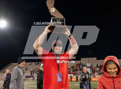 Thumbnail 3 in Woodland Christian vs. Banning (CIF State Division 5-A Final) photogallery.