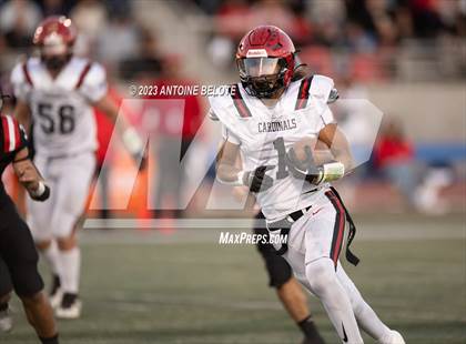 Thumbnail 3 in Woodland Christian vs. Banning (CIF State Division 5-A Final) photogallery.