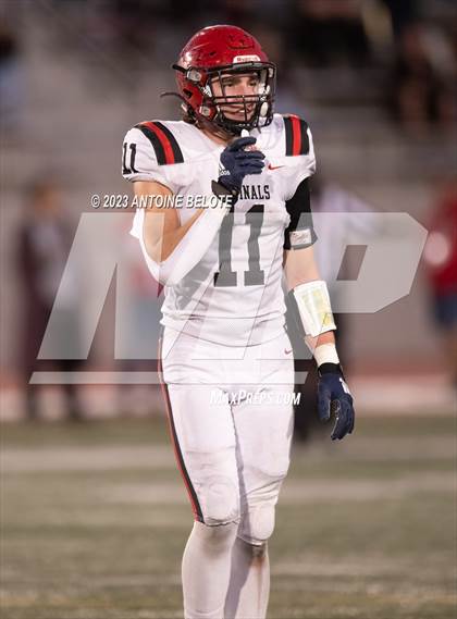 Thumbnail 3 in Woodland Christian vs. Banning (CIF State Division 5-A Final) photogallery.