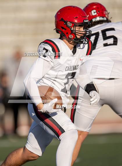 Thumbnail 2 in Woodland Christian vs. Banning (CIF State Division 5-A Final) photogallery.