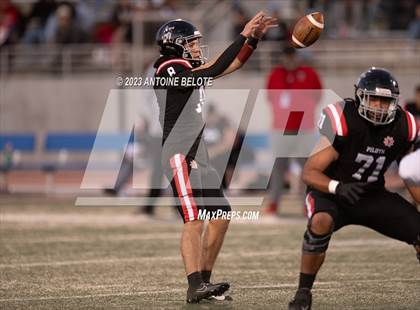 Thumbnail 3 in Woodland Christian vs. Banning (CIF State Division 5-A Final) photogallery.