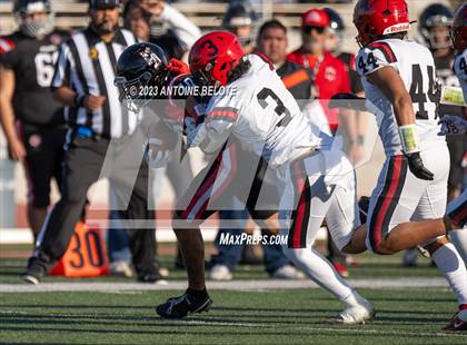 Thumbnail 3 in Woodland Christian vs. Banning (CIF State Division 5-A Final) photogallery.