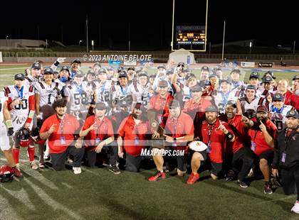 Thumbnail 2 in Woodland Christian vs. Banning (CIF State Division 5-A Final) photogallery.