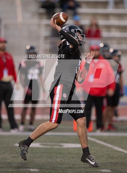 Thumbnail 3 in Woodland Christian vs. Banning (CIF State Division 5-A Final) photogallery.
