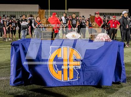 Thumbnail 2 in Woodland Christian vs. Banning (CIF State Division 5-A Final) photogallery.