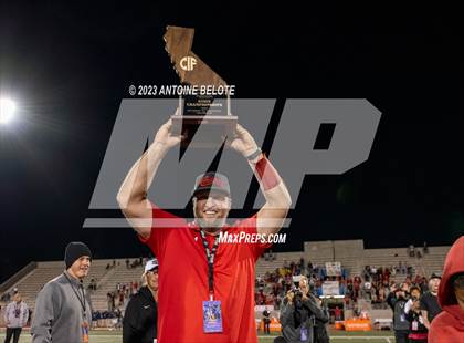 Thumbnail 1 in Woodland Christian vs. Banning (CIF State Division 5-A Final) photogallery.