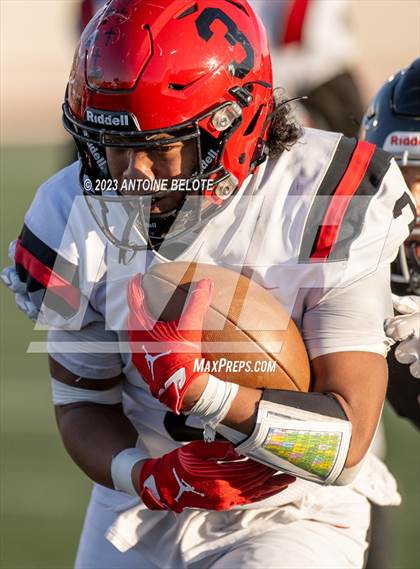 Thumbnail 3 in Woodland Christian vs. Banning (CIF State Division 5-A Final) photogallery.