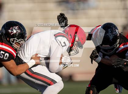 Thumbnail 3 in Woodland Christian vs. Banning (CIF State Division 5-A Final) photogallery.
