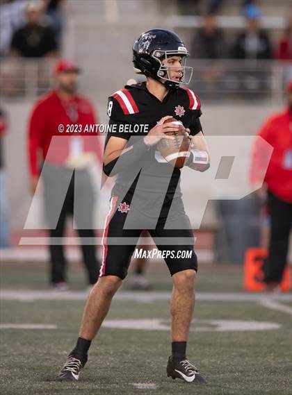 Thumbnail 1 in Woodland Christian vs. Banning (CIF State Division 5-A Final) photogallery.