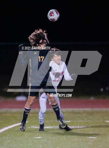 Thumbnail 1 in Liberty Common vs. Jefferson Academy (CHSAA 3A Semifinal Playoff) photogallery.