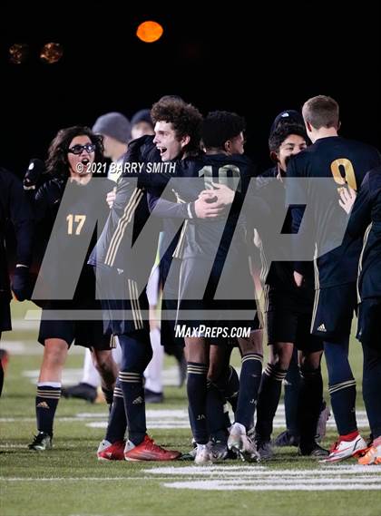 Thumbnail 1 in Liberty Common vs. Jefferson Academy (CHSAA 3A Semifinal Playoff) photogallery.