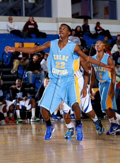 Thumbnail 2 in Bunnell vs Kolbe Cathedral (SWC Semifinal) photogallery.
