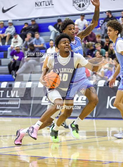 Thumbnail 3 in IMG Academy vs. LA Lumiere (5 for the Fight National Hoopfest) photogallery.