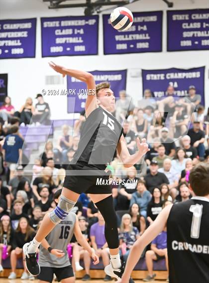 Thumbnail 3 in Estrella Foothills @ Northwest Christian (AIA 4A Semifinal) photogallery.