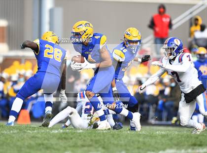 Thumbnail 2 in East St. Louis @ Crete-Monee (IHSA Class 6A Semifinal) photogallery.