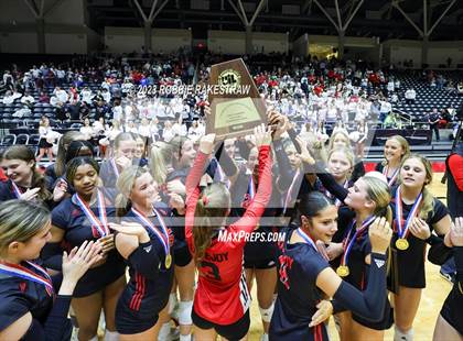 Thumbnail 3 in Liberty Hill vs. Lovejoy (UIL 5A Volleyball Final Medal Ceremony) photogallery.