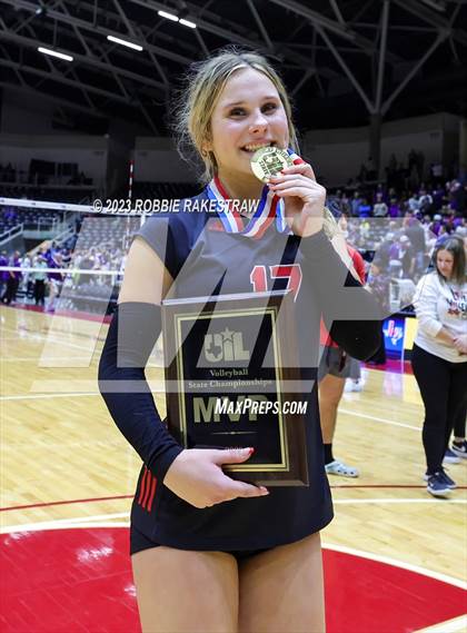 Thumbnail 2 in Liberty Hill vs. Lovejoy (UIL 5A Volleyball Final Medal Ceremony) photogallery.