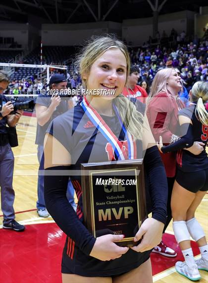Thumbnail 2 in Liberty Hill vs. Lovejoy (UIL 5A Volleyball Final Medal Ceremony) photogallery.
