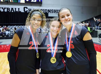 Thumbnail 2 in Liberty Hill vs. Lovejoy (UIL 5A Volleyball Final Medal Ceremony) photogallery.