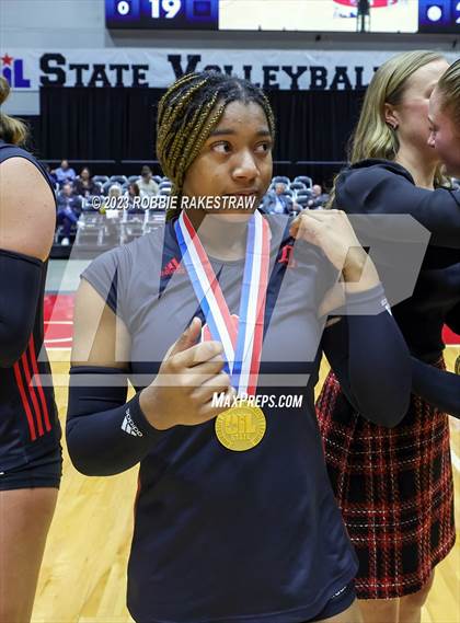 Thumbnail 3 in Liberty Hill vs. Lovejoy (UIL 5A Volleyball Final Medal Ceremony) photogallery.