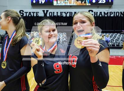 Thumbnail 3 in Liberty Hill vs. Lovejoy (UIL 5A Volleyball Final Medal Ceremony) photogallery.
