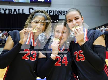 Thumbnail 1 in Liberty Hill vs. Lovejoy (UIL 5A Volleyball Final Medal Ceremony) photogallery.