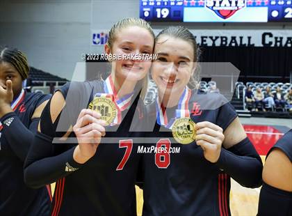 Thumbnail 3 in Liberty Hill vs. Lovejoy (UIL 5A Volleyball Final Medal Ceremony) photogallery.