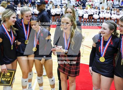 Thumbnail 3 in Liberty Hill vs. Lovejoy (UIL 5A Volleyball Final Medal Ceremony) photogallery.
