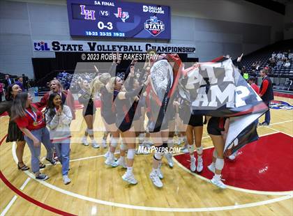 Thumbnail 1 in Liberty Hill vs. Lovejoy (UIL 5A Volleyball Final Medal Ceremony) photogallery.