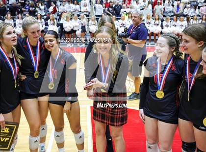 Thumbnail 2 in Liberty Hill vs. Lovejoy (UIL 5A Volleyball Final Medal Ceremony) photogallery.