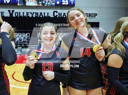 Thumbnail 2 in Liberty Hill vs. Lovejoy (UIL 5A Volleyball Final Medal Ceremony) photogallery.