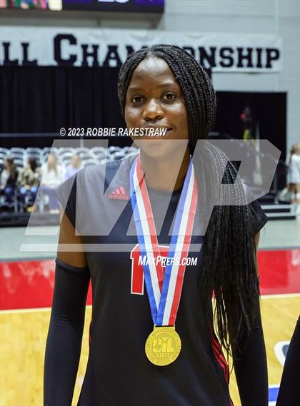 Thumbnail 2 in Liberty Hill vs. Lovejoy (UIL 5A Volleyball Final Medal Ceremony) photogallery.