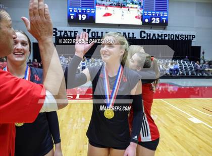 Thumbnail 3 in Liberty Hill vs. Lovejoy (UIL 5A Volleyball Final Medal Ceremony) photogallery.