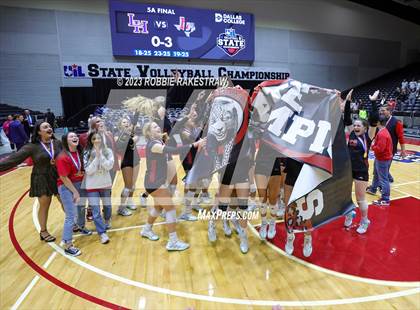 Thumbnail 3 in Liberty Hill vs. Lovejoy (UIL 5A Volleyball Final Medal Ceremony) photogallery.