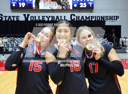 Thumbnail 1 in Liberty Hill vs. Lovejoy (UIL 5A Volleyball Final Medal Ceremony) photogallery.